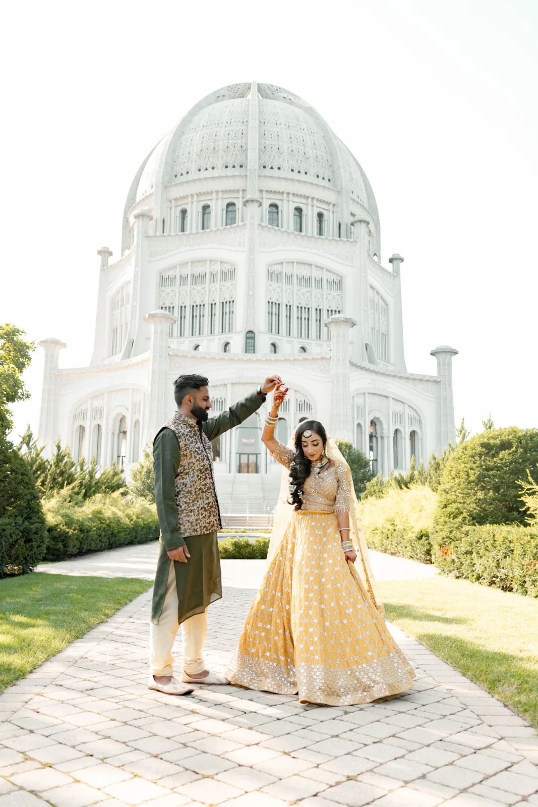 Wedding photograph from Wilmette, USA